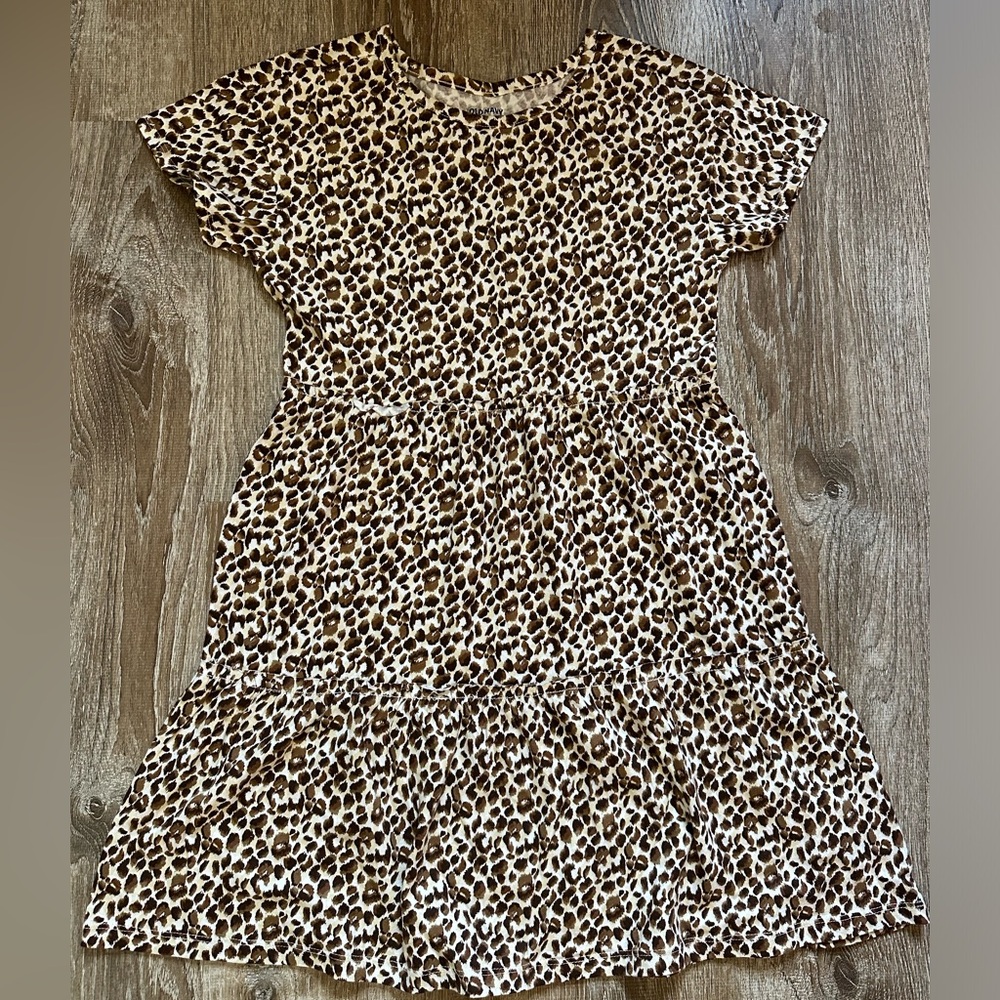 Girls Leopard Print Dress
